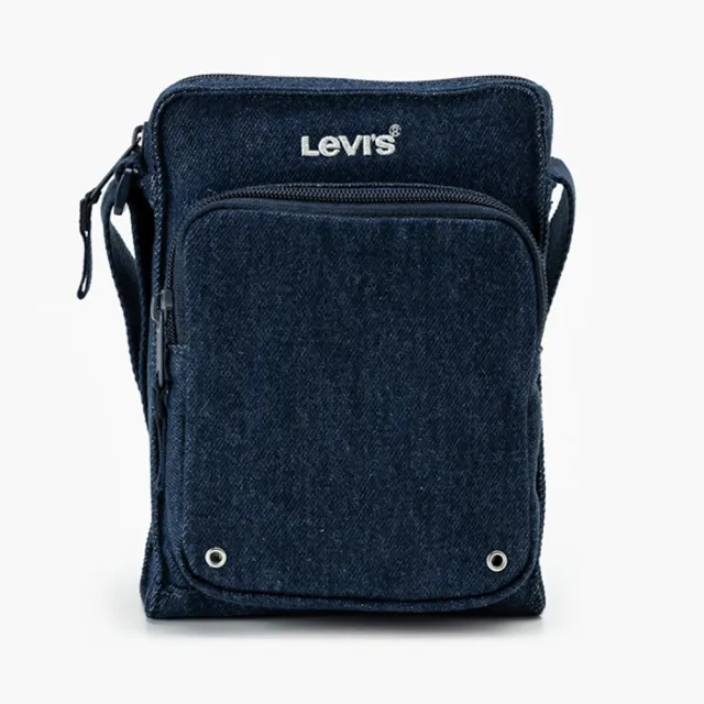 【LEVIS 官方旗艦】經典單寧牛仔斜背小方包 人氣新品 000IN-0004