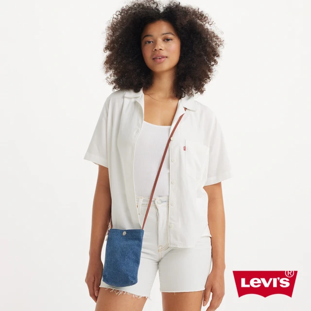 LEVIS 官方旗艦 女款 經典單寧牛仔斜背小包 人氣新品 000JK-0001