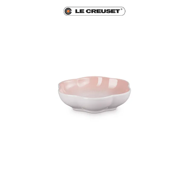 【Le Creuset】瓷器繁花系列花型盤16cm(貝殼粉)