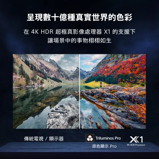 【SONY 索尼】BRAVIA 3 75吋 X1 4K HDR Google TV 顯示器(Y-75S30)