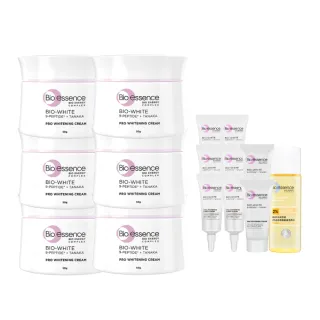 【Bio-essence 碧歐斯】乳霜 BIO升級版超能煥白極光亮膚霜50g(6入組)