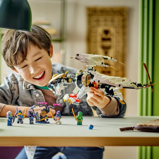 【LEGO 樂高】旋風忍者系列 71809 龍長老艾格特(機器人玩具 兒童積木 禮物 居家擺設)