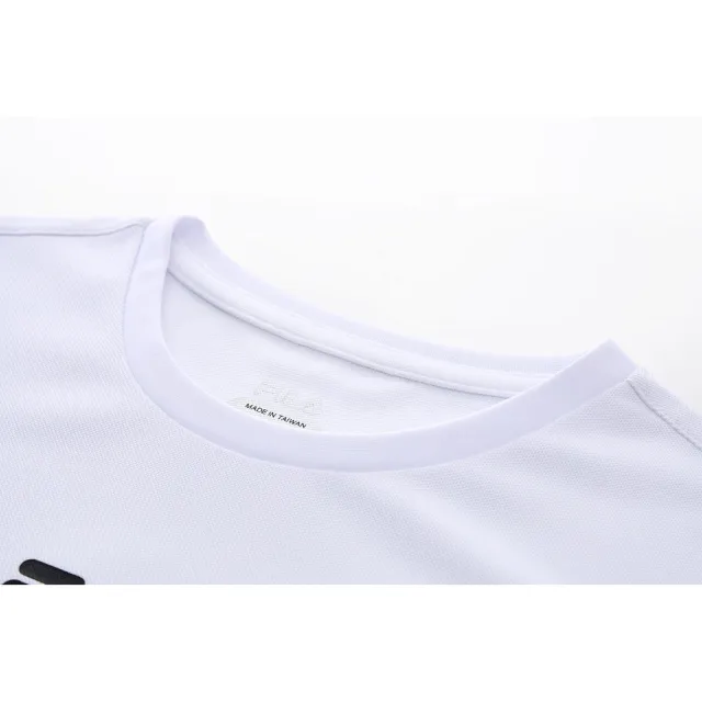 【FILA官方直營】女抗UV吸濕排汗短袖T恤-白色(5TEY-5315-WT)