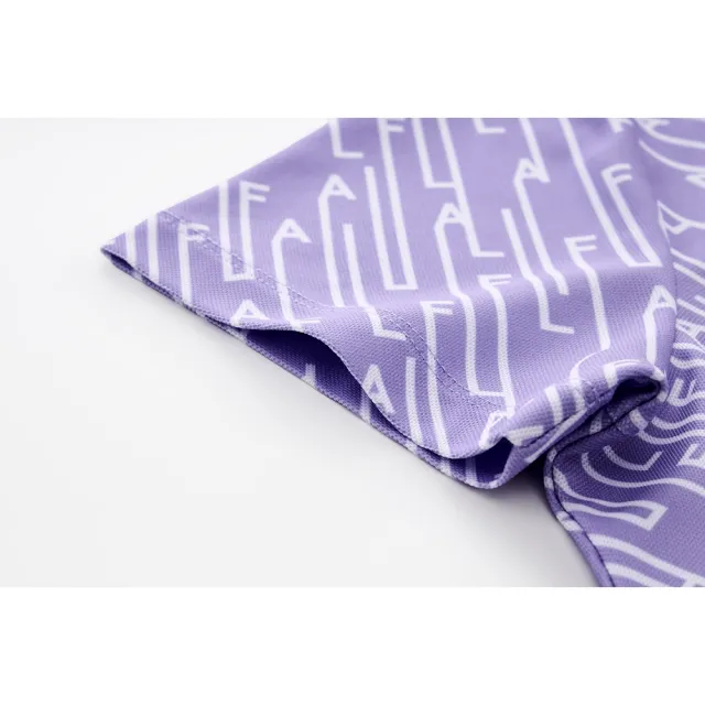 【FILA官方直營】女抗UV吸濕排汗短袖T恤-紫色(5TEY-5316-PL)