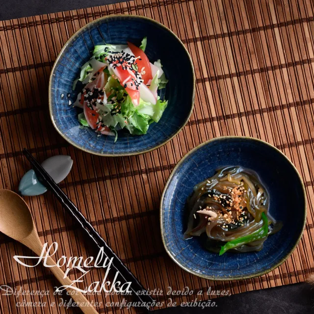 【Homely Zakka】日式復古深海窯變陶瓷餐盤碗餐具_10吋淺盤(湯盤 餐具 餐盤 盤子 碗盤 可微波)