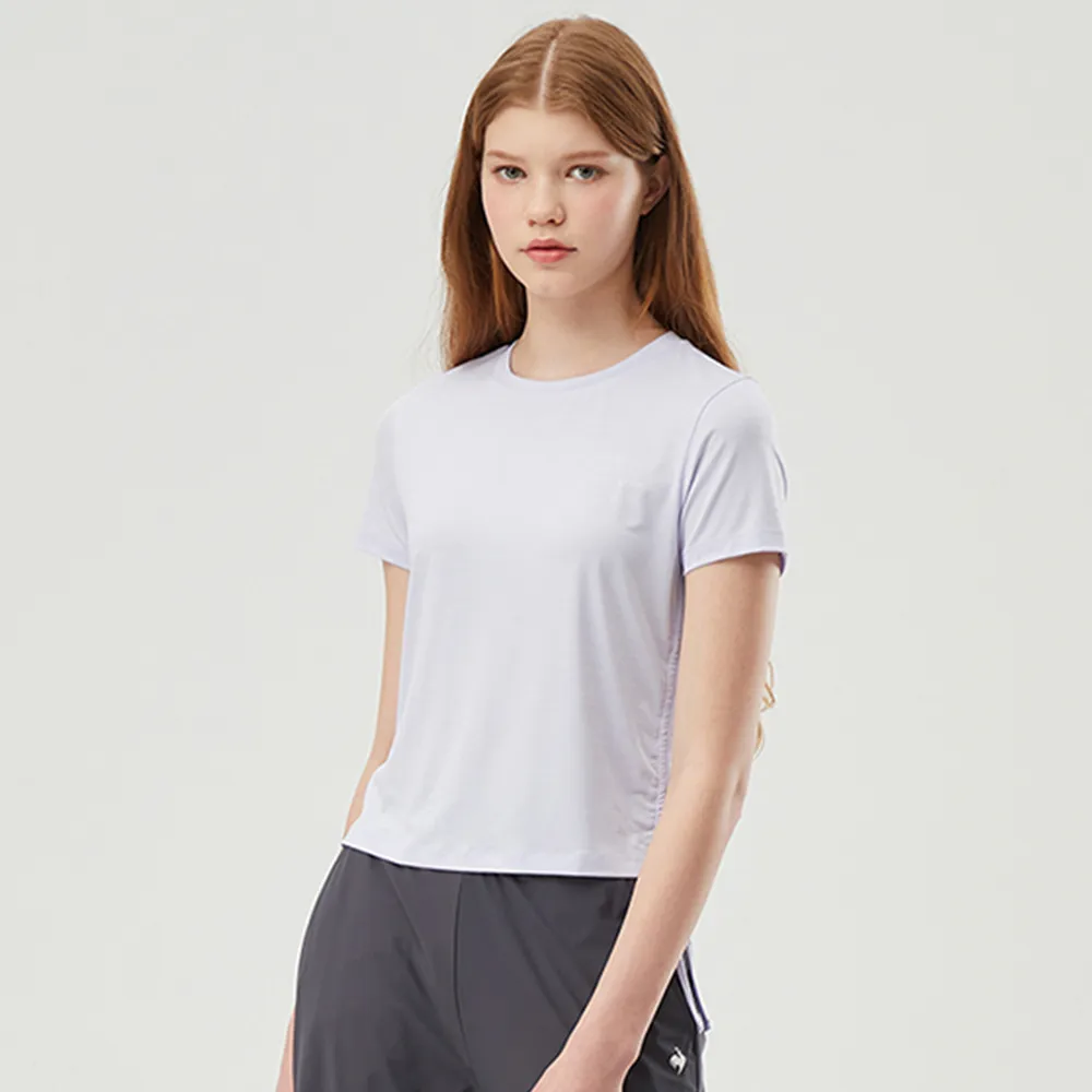 【LE COQ SPORTIF 公雞】運動TRAINING短袖T恤 女款-3色-LKT22605