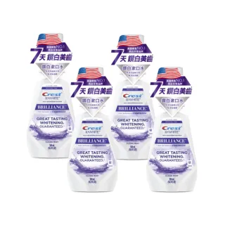 【Crest】專業鑽白漱口水 500ml x 4入