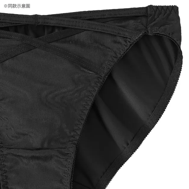 【aimerfeel】多層交叉三角內褲-黑色(1102321-BL)