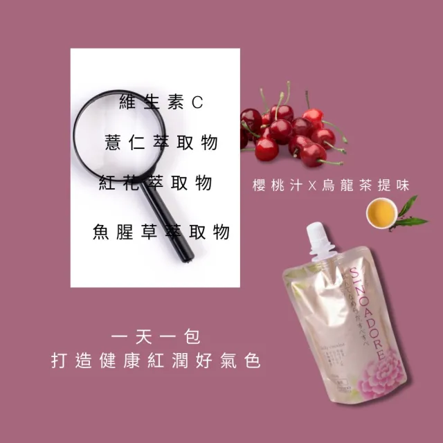 【SHISEIDO 資生堂】SINOADORE人氣肌能養顏凍飲10入組(150g/入)