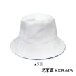 【KERAIA 克萊亞】經典藍格海軍風雙面漁夫帽