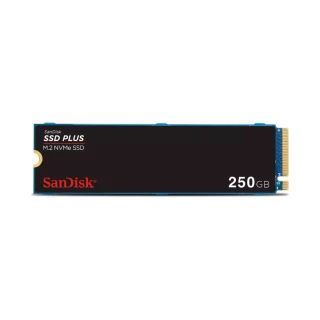 【SanDisk 晟碟】SSD PLUS M.2 NVMe PCIe Gen 3.0 內接式 SSD 250GB(SDSSDA3N-250G-G26)