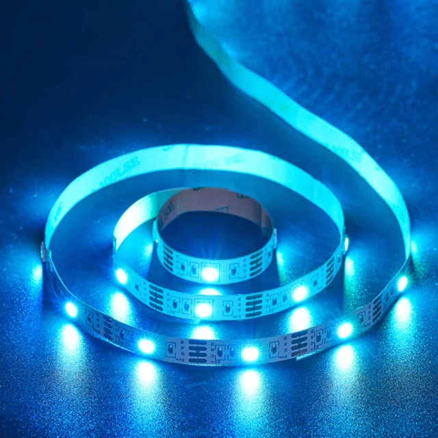 VENTION 威迅 PAA系列 USB 5V 紅外線 遙控 RGB LED 軟燈條 DIY 可裁燈帶 5M(5M 遙控RGB)