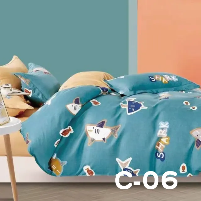 【PeNi 培婗】舒柔棉雙人床包/雙人加大床包枕套組2組入(雙人+加大2套組多款任選)