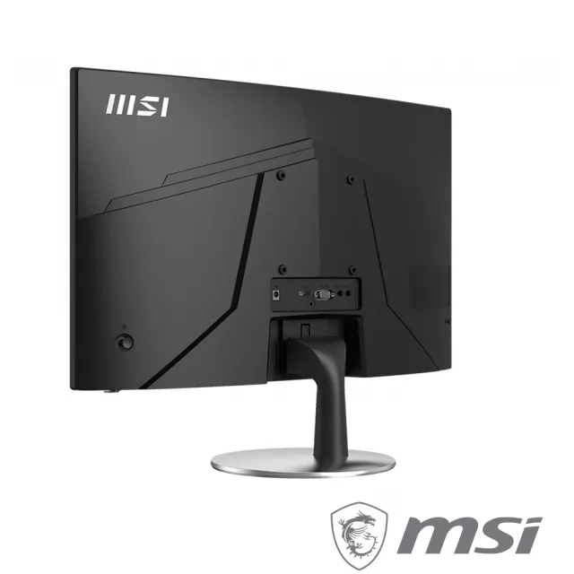 【MSI 微星】馬卡龍鍵鼠超值組★PRO MP242C 24型曲面美型螢幕(VA/FHD/1500R/內建喇叭/TUV護眼)