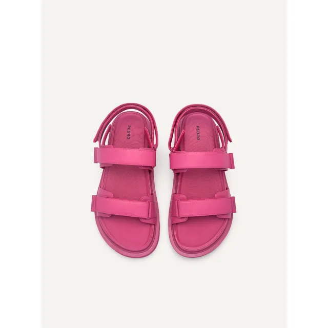 【PEDRO】Petra 綁帶涼鞋-紫紅色(小CK高端品牌)