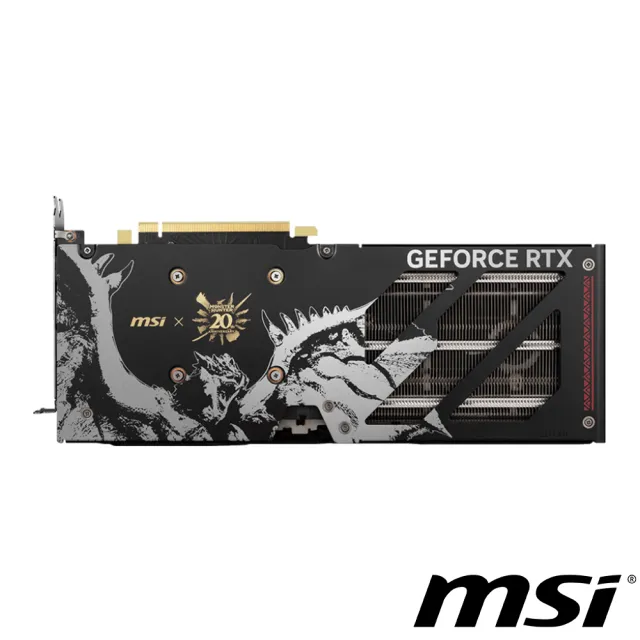 【MSI 微星】GeForce RTX 4060 Ti 8G GAMING SLIM MONSTER HUNTER EDITION 顯示卡(魔物獵人聯名)