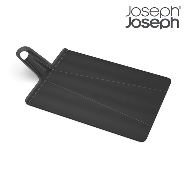 【Joseph Joseph】Chop2Pot系列 輕鬆倒砧板-黑(大)