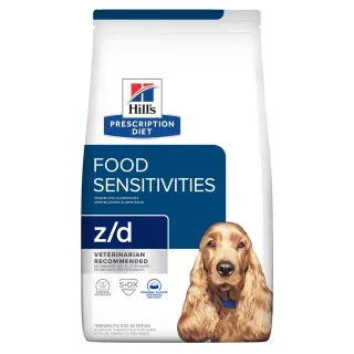 【Hills 希爾思】犬用 z/d 食物敏感 8LB 原顆粒 處方 狗飼料(犬飼料)