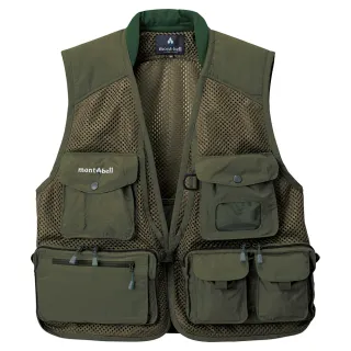 【mont bell】Nature Guide Vest多口袋背心(1103299DKOV深橄綠 TN卡其)