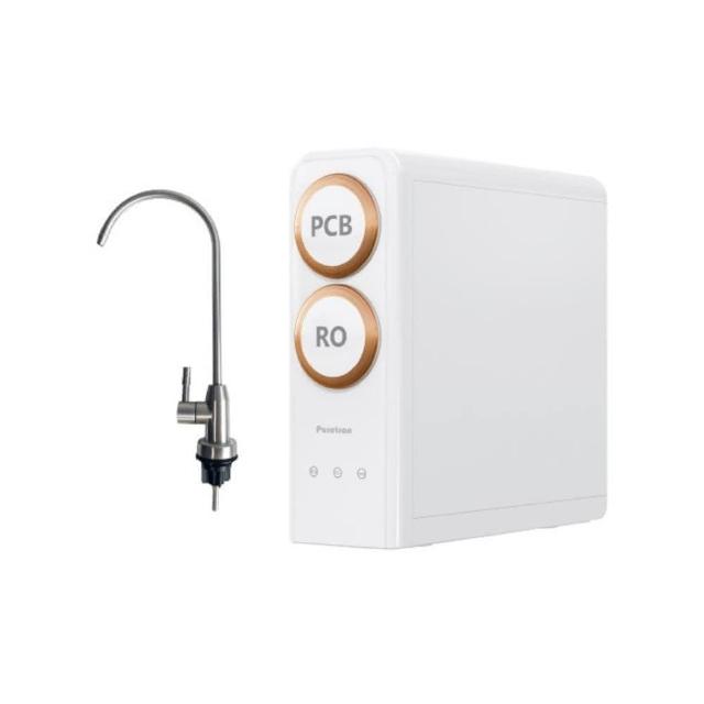Puretron 普立創 DF-600 為廚下式 RO 逆滲透淨飲機，提供高效淨飲功能，過濾水中雜質與汙染物，確保飲用水安全。全機保固一年（不含濾水裝置），不適用天災、人為或環境因素損壞。本產品一經拆封使用，若非產品本身瑕疵，無法退換貨；濾心過水後若非產品因素，亦無法退換。適閤家庭使用，安裝簡易，提升生活用水品質。
