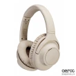 【audio-technica 鐵三角】ATH-S300BT 無線藍牙耳罩式耳機(黑色/米色)