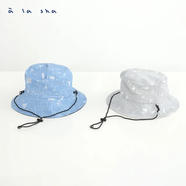 【a la sha】兩面戴可摺收漁夫帽