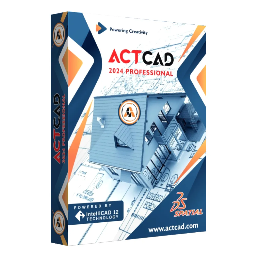【ActCAD 2024 專業版 區網授權】買斷制-相容DWG的CAD軟體(7/1購買2024版免費升級2025產品)