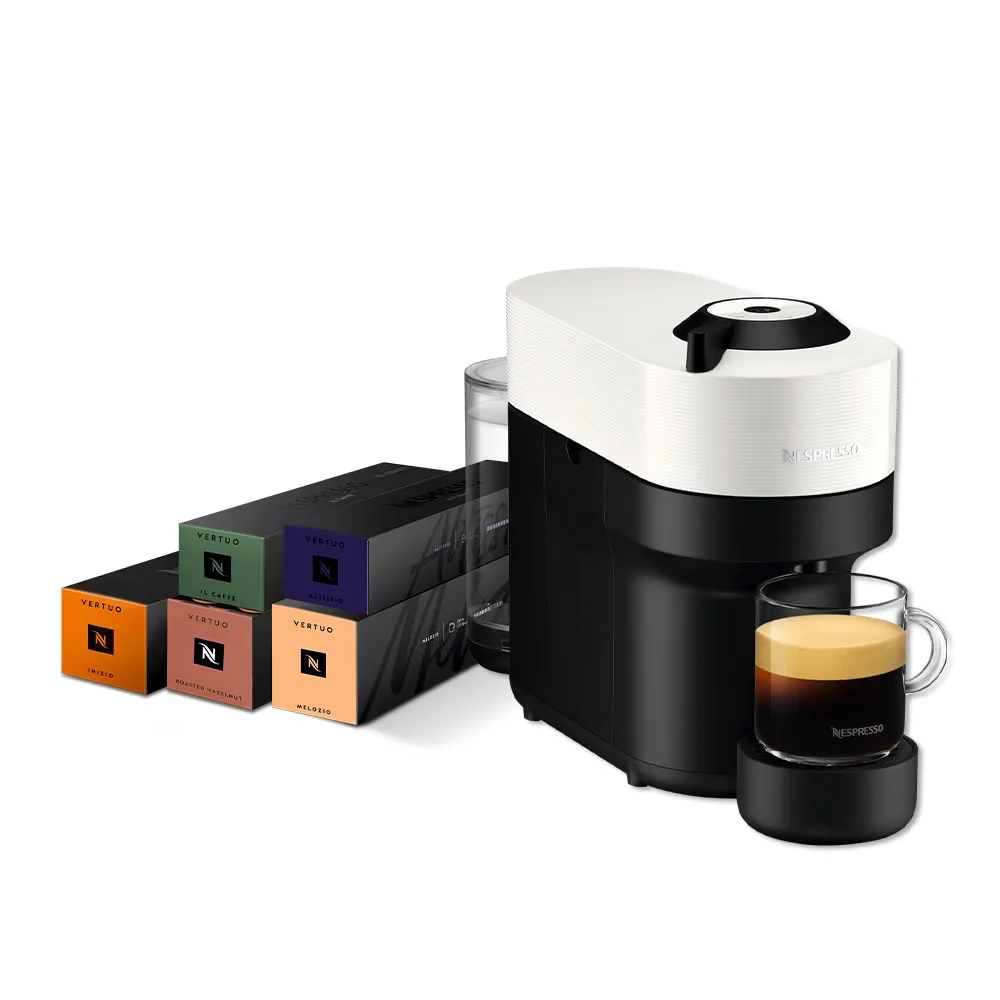 【Nespresso】臻選厚萃Vertuo POP膠囊咖啡機(馥郁晨曦50顆組)