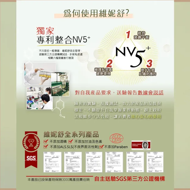 【WellnuX 維妮舒】NV5+原液芬露 極效禦護組(30ml共2入 專利抑菌制味癢)