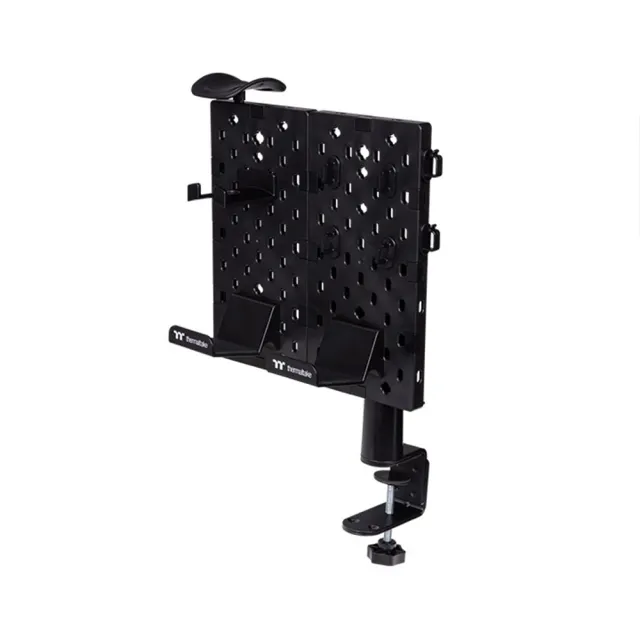 【Thermaltake 曜越】夾桌式拼接收納立架-小 DIY 25.6X25公分(GEA-GDP-DPSBLK-01)