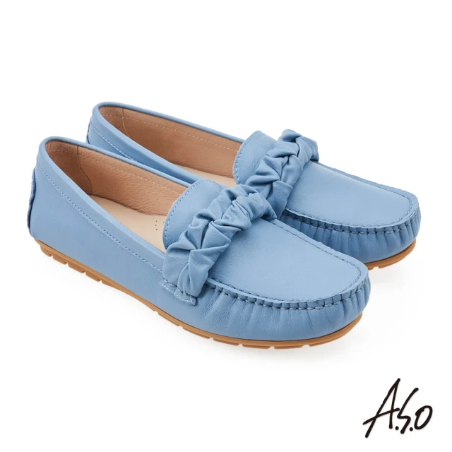 A.S.O 阿瘦集團 A.S.O 皺紋漆皮彈性切爾西短靴(黑