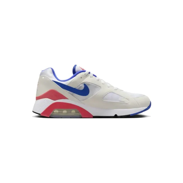 【NIKE 耐吉】Nike Air Max 180 Ultramarine 白藍橘 FJ9259-100(男鞋 休閒鞋 運動鞋)