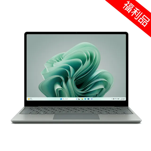 【Microsoft 微軟】A福利品 Surface Laptop Go3 12.4吋 i5輕薄觸控筆電-莫蘭迪綠(i5-1235U/8G/256GB/W11)