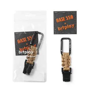 【bitplay】x Base550 手工編織瞬扣夾(outdoor/傘繩/掛鉤/D扣/登山/露營/配件/手機/保護殼)