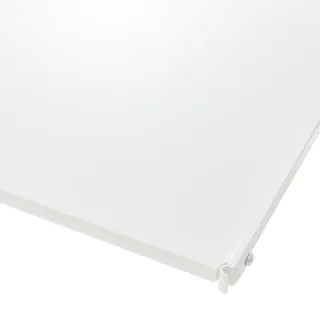 【MUJI 無印良品】SUS追加棚25CM/亮面淺灰/84(大型家具配送)