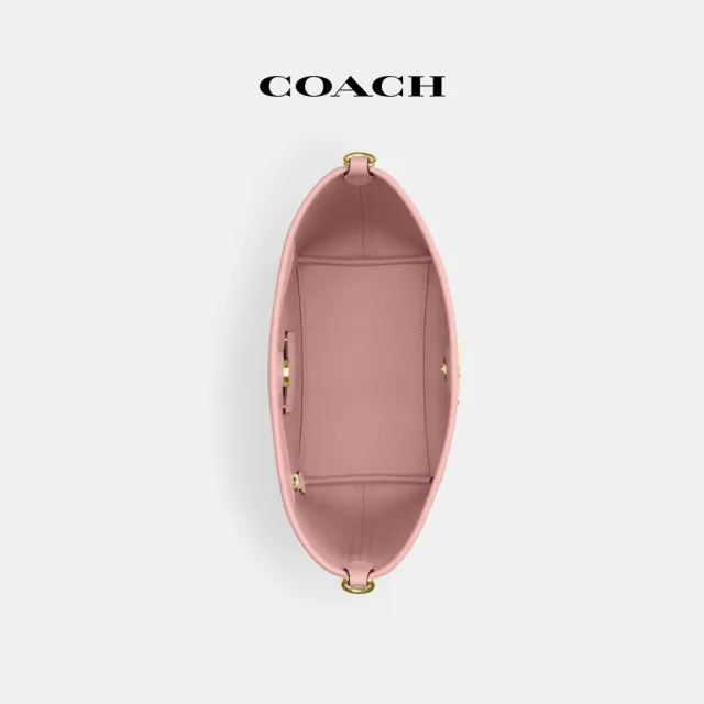 【COACH蔻馳官方直營】CITY經典Logo印花水桶包COACH X OBSERVED BY US-IM/淺卡其色 混合色(CU394)