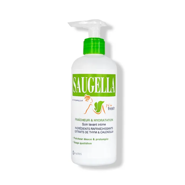 【SAUGELLA 賽吉兒】菁萃潔浴凝露_涼感型 200ml(平行輸入)