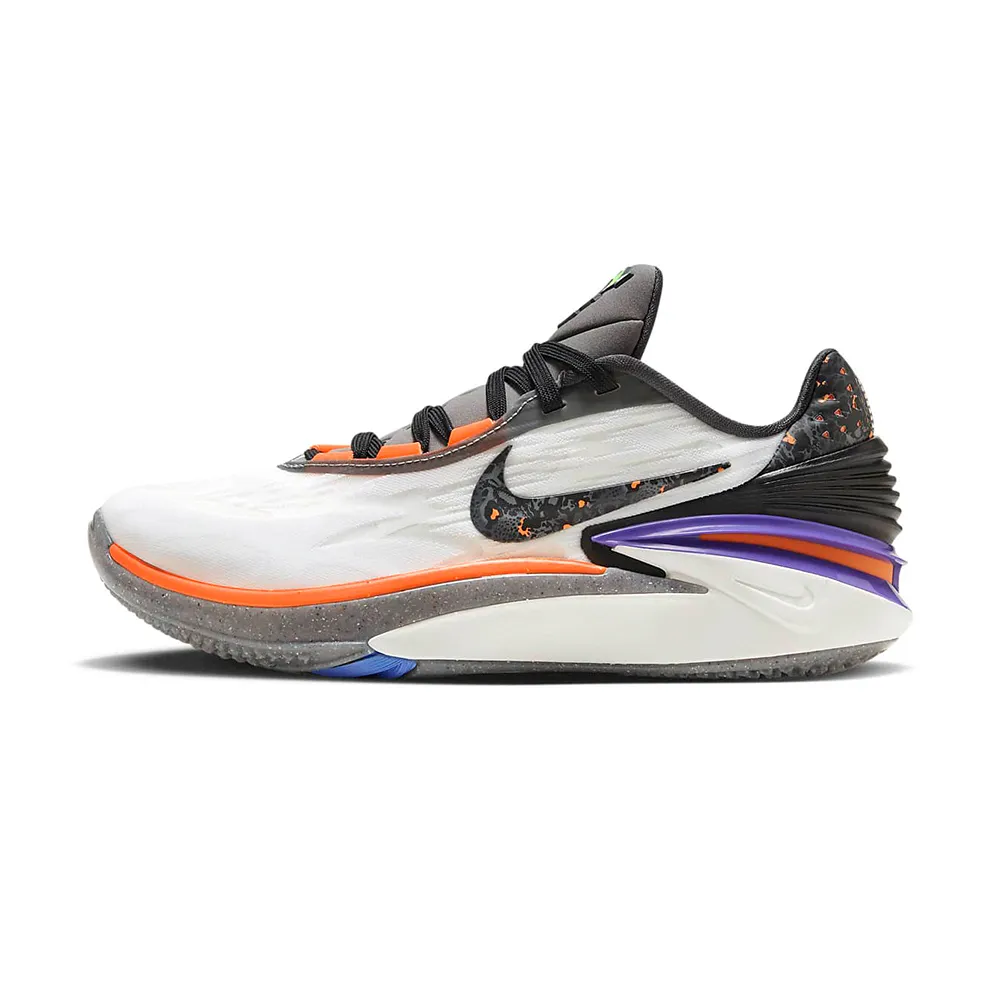 【NIKE 耐吉】Air Zoom G.T. Cut 2 EP 男鞋 白紫橘色 星火燎原 實戰 運動 籃球鞋 FN8890-101