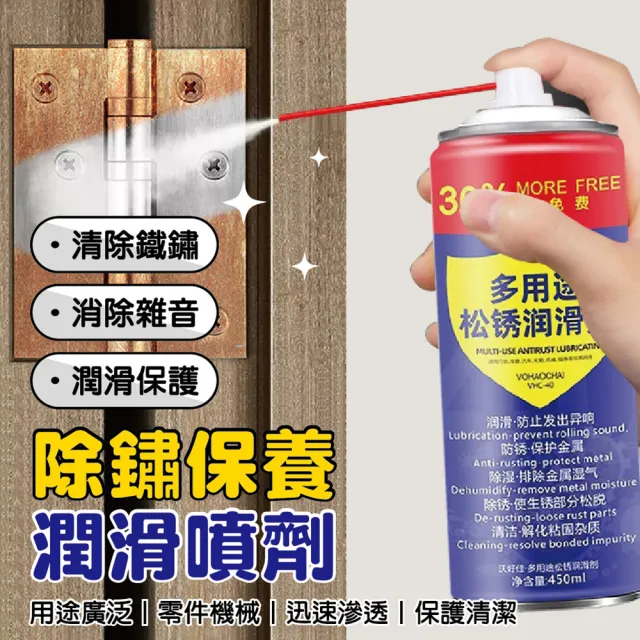 【V. GOOD】多用途防鏽潤滑劑450ML(潤滑劑 除銹油 除鏽劑)