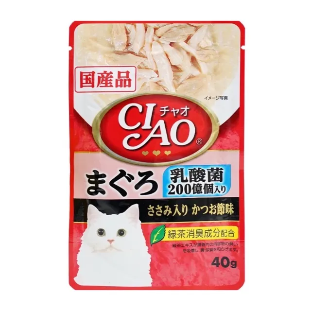 【CIAO】巧餐包40g*32入(日本製原裝進口/CIAO餐包/貓餐包/副食餐包/貓餐盒/副食罐)