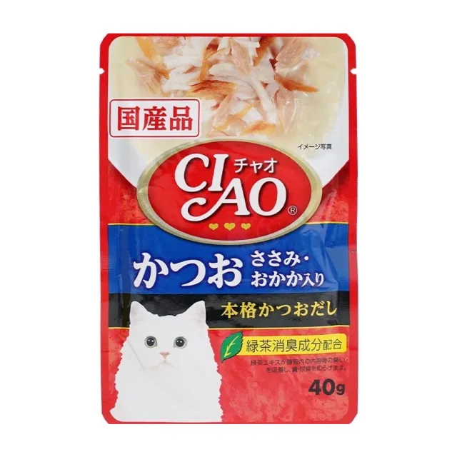 【CIAO】巧餐包40g*16入(日本製原裝進口/CIAO餐包/貓餐包/副食餐包/貓餐盒/副食罐)