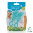 【brush-baby】FS70E 英國brush-baby 固齒潔牙刷粉綠2入裝(英國brush)