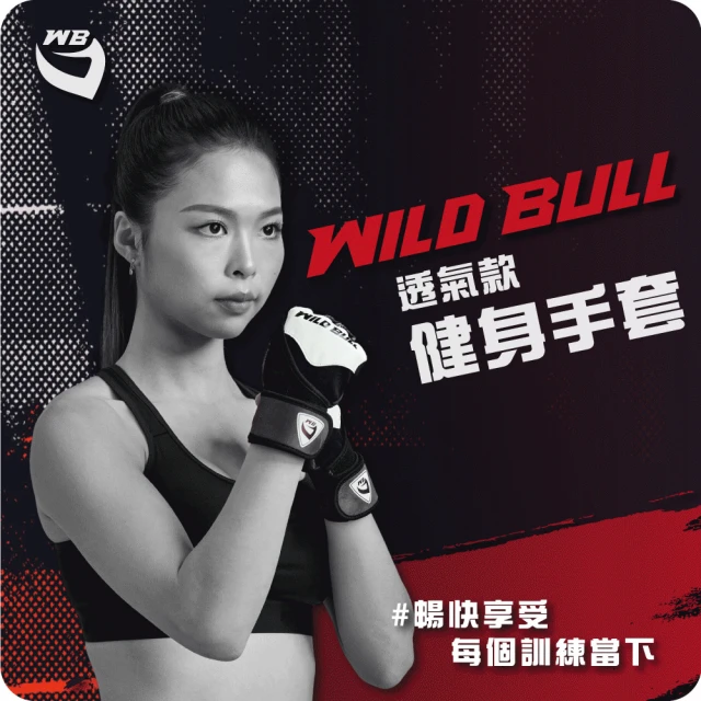 WILDBULL 透氣款健身手套(WILDBULL 專業健身手套 重訓 舉重 全皮 防滑)