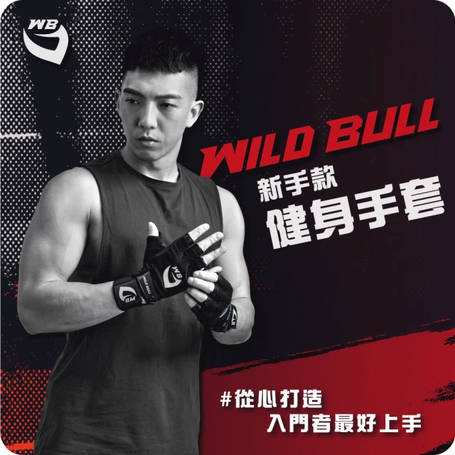 WILDBULL 新手款健身手套(WILDBULL 重訓 有氧 舉重 防滑 運動手套)