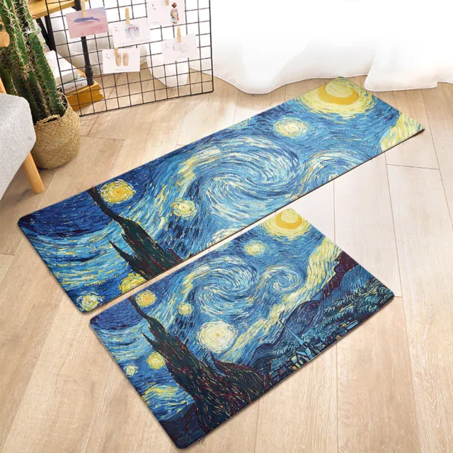 【半島良品】買加長送短-防油防水減壓皮革廚房地墊-150x45cm(台灣設計印刷)