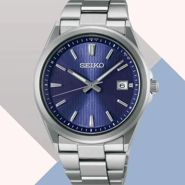 SEIKO 精工 日系簡約 太陽能電波腕錶 禮物推薦(SBTM349J/7B72-0AK0B)