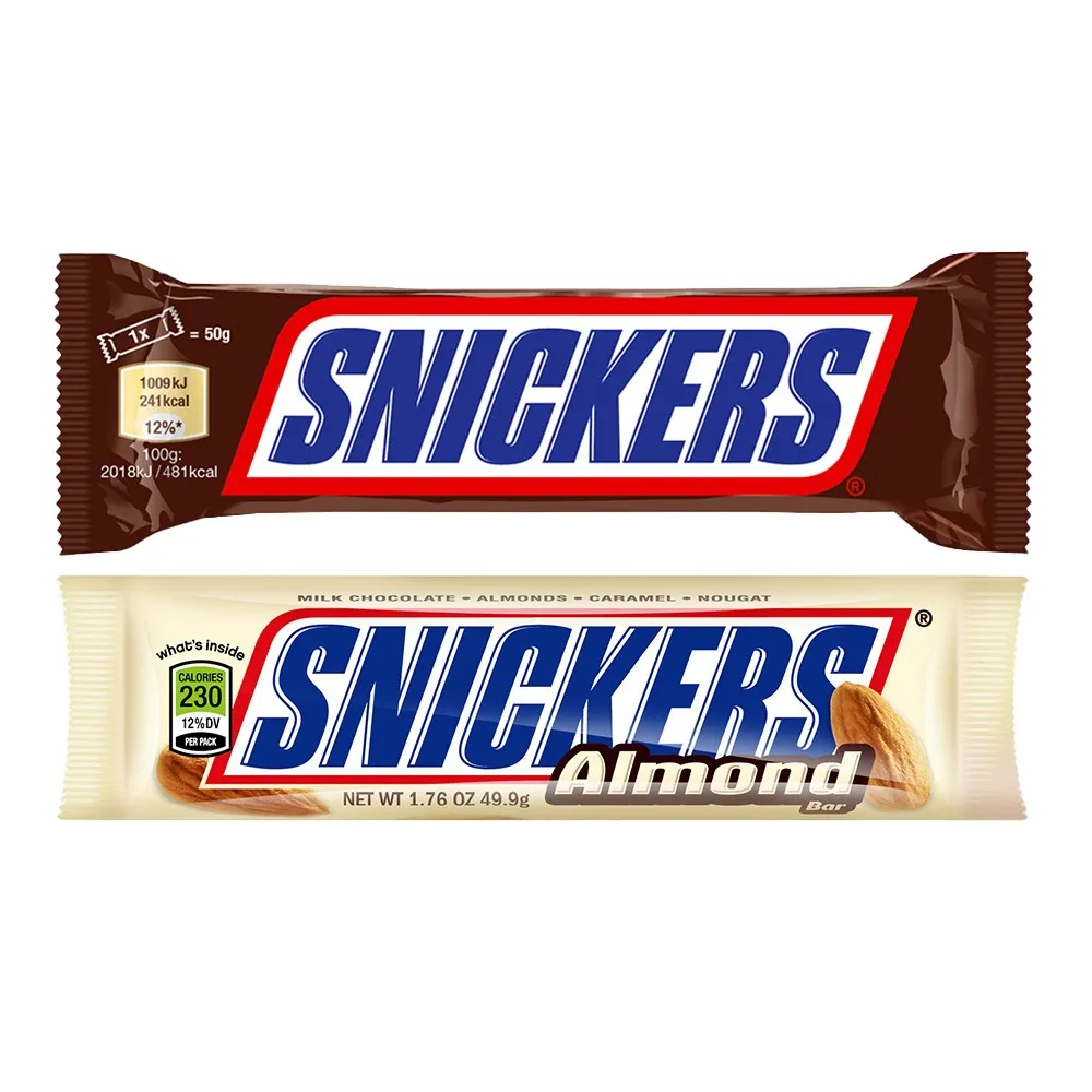 【Snickers 士力架】巧克力 50g*12入(零食/點心)