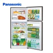 【Panasonic 國際牌】422公升新一級節能雙門玻璃變頻冰箱-曜石棕(NR-B421TG-T)