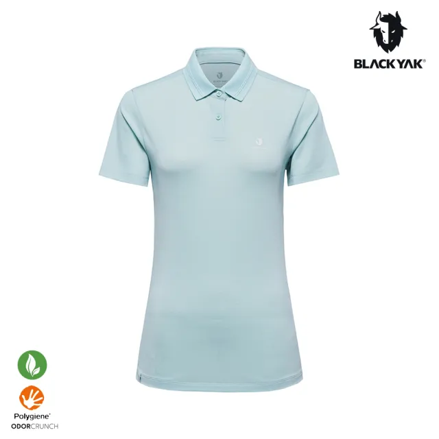 【BLACKYAK】女 BREATHY短袖POLO衫(三色可選)BYDB1WC104(春夏 涼感 POLYGIENE 抗菌 POLO)