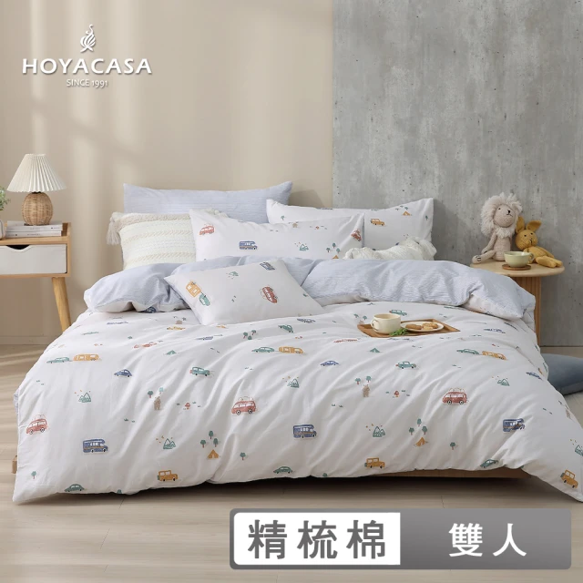 HOYACASA 禾雅寢具 100%天絲床包枕套三件組-玉槿